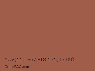 YUV 110.867,-18.175,43.09 Color Image