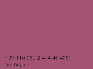 YUV 110.981,2.474,46.498 Color Image