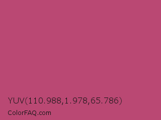 YUV 110.988,1.978,65.786 Color Image