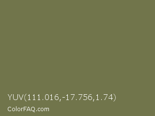 YUV 111.016,-17.756,1.74 Color Image