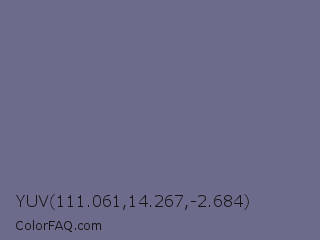 YUV 111.061,14.267,-2.684 Color Image