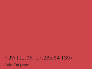 YUV 111.06,-17.285,84.139 Color Image