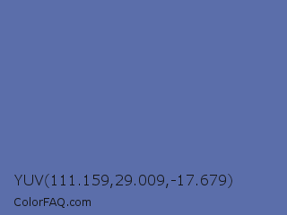 YUV 111.159,29.009,-17.679 Color Image
