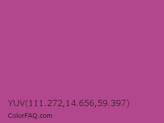 YUV 111.272,14.656,59.397 Color Image