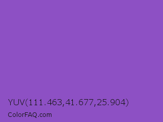 YUV 111.463,41.677,25.904 Color Image