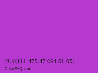 YUV 111.475,47.094,61.85 Color Image