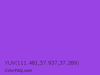 YUV 111.481,57.937,37.289 Color Image
