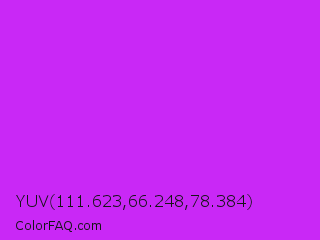 YUV 111.623,66.248,78.384 Color Image