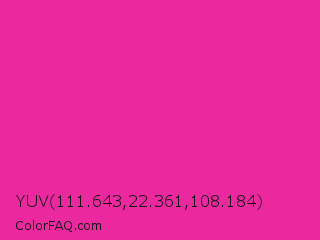 YUV 111.643,22.361,108.184 Color Image