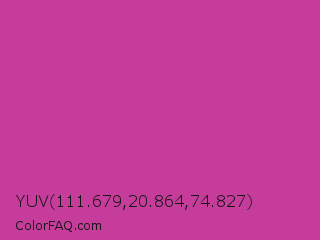 YUV 111.679,20.864,74.827 Color Image
