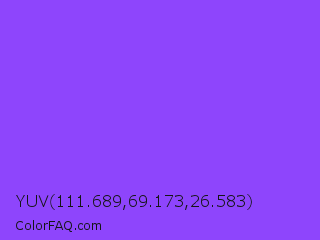 YUV 111.689,69.173,26.583 Color Image
