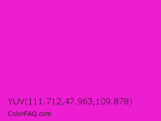 YUV 111.712,47.963,109.878 Color Image