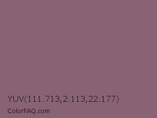 YUV 111.713,2.113,22.177 Color Image