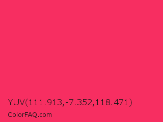 YUV 111.913,-7.352,118.471 Color Image