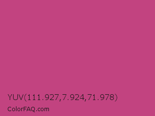 YUV 111.927,7.924,71.978 Color Image