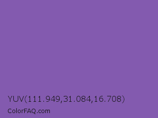 YUV 111.949,31.084,16.708 Color Image