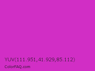 YUV 111.951,41.929,85.112 Color Image
