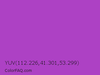 YUV 112.226,41.301,53.299 Color Image