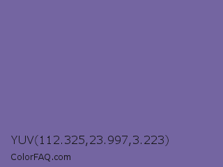 YUV 112.325,23.997,3.223 Color Image