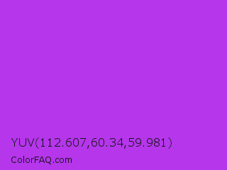 YUV 112.607,60.34,59.981 Color Image