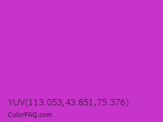 YUV 113.053,43.851,75.376 Color Image