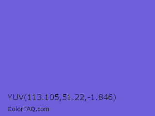 YUV 113.105,51.22,-1.846 Color Image