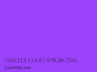 YUV 113.114,67.978,36.734 Color Image