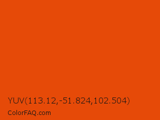 YUV 113.12,-51.824,102.504 Color Image