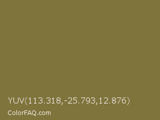 YUV 113.318,-25.793,12.876 Color Image