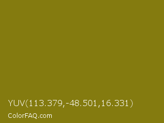 YUV 113.379,-48.501,16.331 Color Image