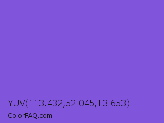 YUV 113.432,52.045,13.653 Color Image