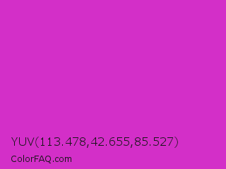 YUV 113.478,42.655,85.527 Color Image