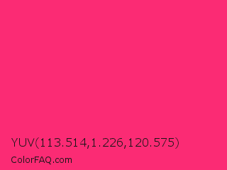 YUV 113.514,1.226,120.575 Color Image
