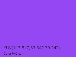 YUV 113.517,63.342,30.242 Color Image