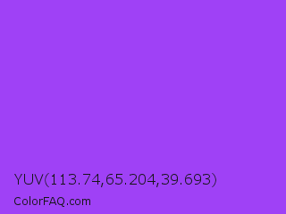YUV 113.74,65.204,39.693 Color Image
