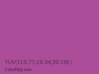 YUV 113.77,19.34,50.191 Color Image