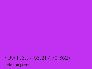 YUV 113.77,63.217,70.362 Color Image