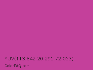 YUV 113.842,20.291,72.053 Color Image