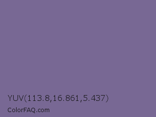 YUV 113.8,16.861,5.437 Color Image