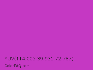 YUV 114.005,39.931,72.787 Color Image