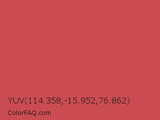 YUV 114.358,-15.952,76.862 Color Image