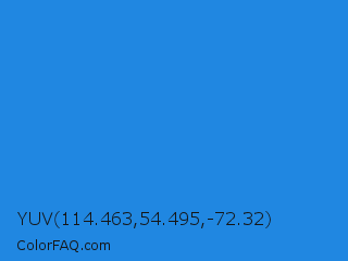 YUV 114.463,54.495,-72.32 Color Image