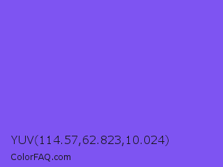 YUV 114.57,62.823,10.024 Color Image