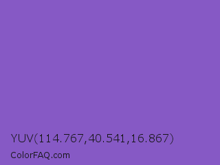 YUV 114.767,40.541,16.867 Color Image