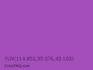 YUV 114.852,35.076,43.103 Color Image