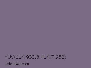 YUV 114.933,8.414,7.952 Color Image