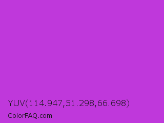 YUV 114.947,51.298,66.698 Color Image