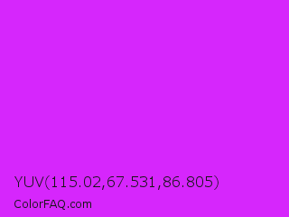 YUV 115.02,67.531,86.805 Color Image