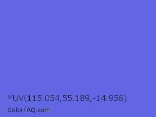 YUV 115.054,55.189,-14.956 Color Image