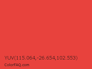 YUV 115.064,-26.654,102.553 Color Image